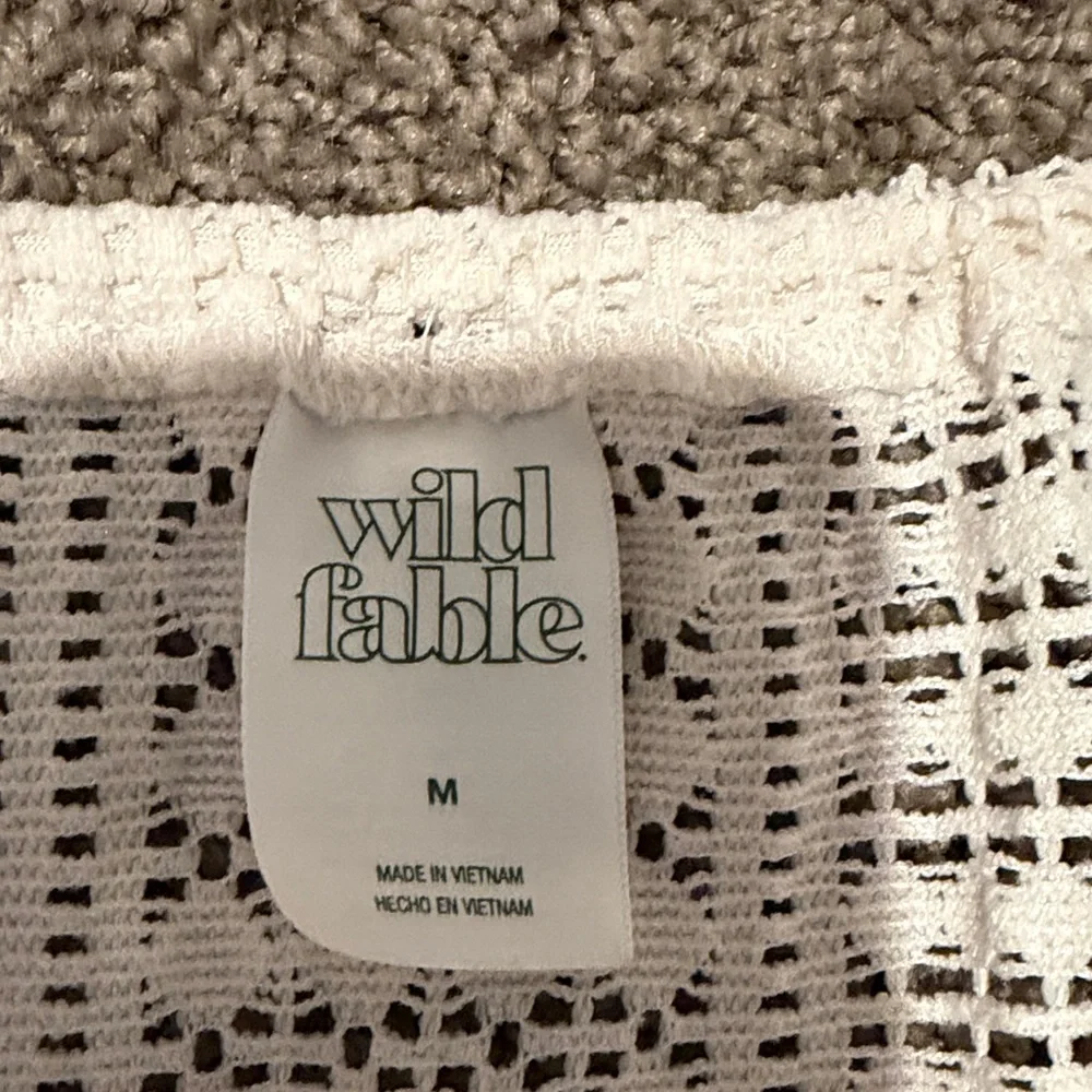 Wild Fable Crochet Cream coverup skirt - Picture 3 of 3